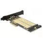DeLOCK 89630 PCIe kortelė su dviem M.2 lizdais (SATA + PCIe)