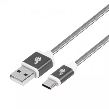TB USB - USB C laidas 1,5 m pilkas (AKTBXKUCSBA150S)