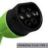Nešiojamas elektromobilio kroviklis QOLTEC Mobile EV 2in1 Type2 11 kW 400 V Wi‑Fi TUYA SMART LIFE LCD sieninis 5 m kabelis