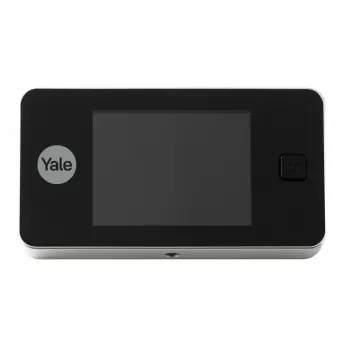 Skaitmeninis durų žiūronas Yale 45-0500-1432-00-6011 — 3,2 colio LCD, 105° žiūrėjimo kampas, juodos spalvos, 2×AAA