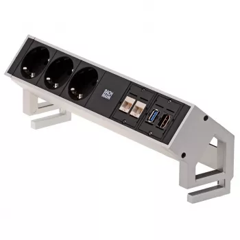 Maitinimo ilgintuvas Bachmann 3x Schuko 2x CAT6 1x HDMI 1x USB3.0 902.502