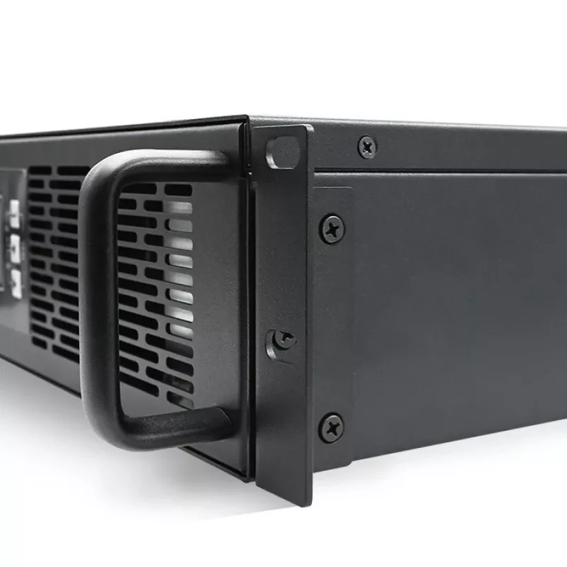 Qoltec 52285 nepertraukiamo maitinimo šaltinis (UPS) Dvigubo keitimo (Online) 1 kVA 1000 W 2 AC lizdai