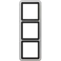 JUNG CD 583 PT. Produktfarbe: Platin, Markenkompatibilität: JUNG, Material: Aluminium. Breite: 81 mm, Höhe: 223 mm (CD583PT)