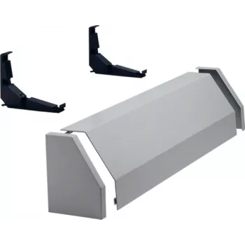 Hager kabelinis kanalas 2-laukis RAL7035 FZ352