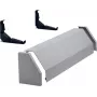 Hager kabelinis kanalas 2-laukis RAL7035 FZ352