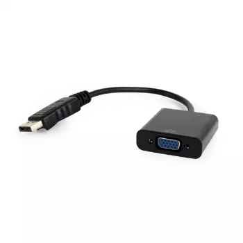 Adapteris DisplayPort į VGA juodas