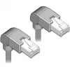 DeLOCK 85877 tinklo kabelis Cat6a S/FTP 1m pilkas