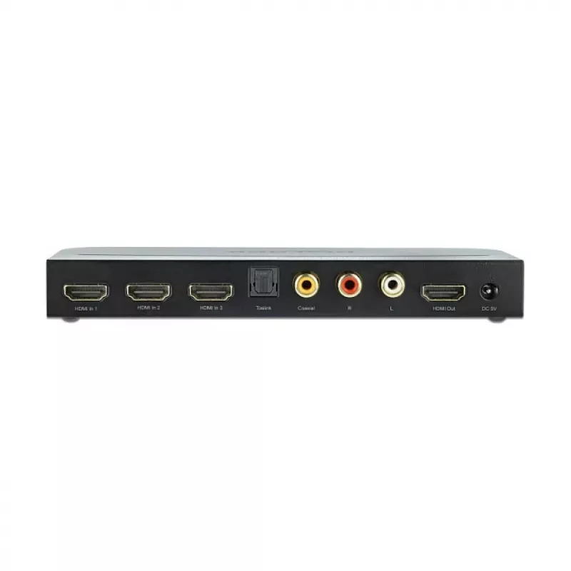 HDMI jungiklis DeLOCK 3 x HDMI į 1 x HDMI išėjimas 4K 60 Hz