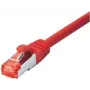 Tecline 715003R Ethernet Patch Laidas Raudonas