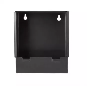 Pločio metalinis kulkų gaudytuvas broń.pl K-14-3 14x14 cm plokščias, 1,25 mm, juodas, sieninis laikiklis arba stovas