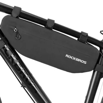 Dviratinis rėmo krepšys Rockbros AS-043 3 l juodas