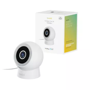Hombli Smart Outdoor Camera, Compact Cam 2K, balta