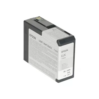 Epson Singlepack Light Light Black T580900, šviesiai šviesiai juoda, pigmentinis rašalas, 80 ml, 1 vnt.