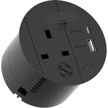 Bachmann LOOP IN CHARGE UK 1xUSB 22W – sieninis įkroviklis su USB išvestimi