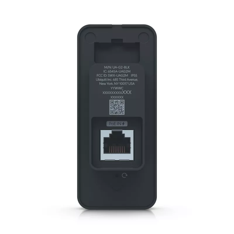 Ubiquiti Access Reader G2 belaidis NFC skaitytuvas durų kontrolei, juodas, 0.7 W garsiakalbis, 48 V PoE
