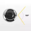 Skaitmeninis durų žiūronas Yale 45-0500-1432-00-6011 — 3,2 colio LCD, 105° žiūrėjimo kampas, juodos spalvos, 2×AAA