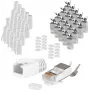 RJ-45 kištukas ShiverPeaks 72067-20W baltas (20 vnt.)