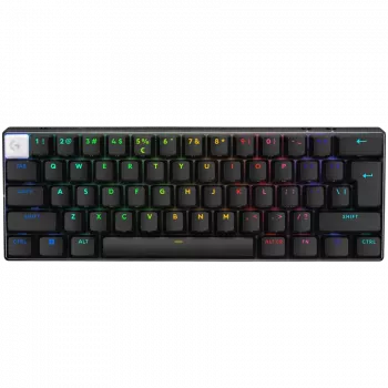 LOGITECH PRO X 60 LIGHTSPEED Belaidė žaidimų klaviatūra (Tactile) – Juoda – 2,4 GHz/BT