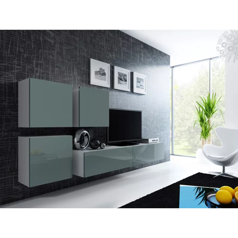 Cama Square Spintelė VIGO 50/50/30 baltas/pilkas blizgus