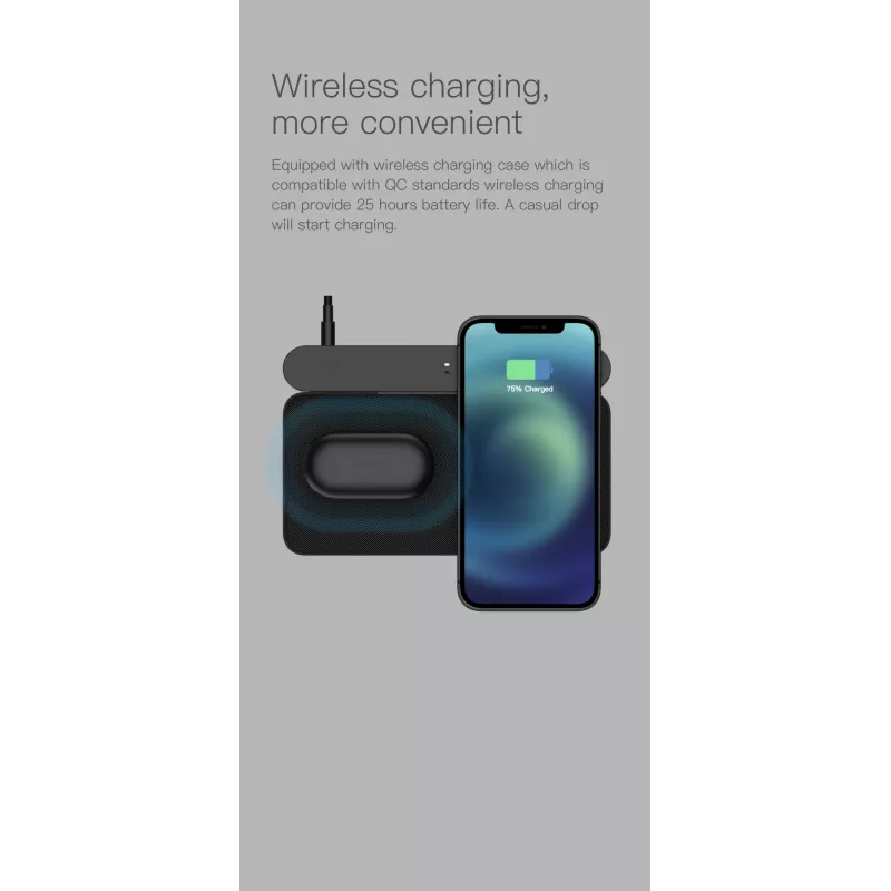 Ausinės Orsen T3 Bluetooth juodos