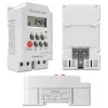 DIN bėgelio elektroninis laikmatis QOLTEC PC0629 — 24V maitinimas, 16A išėjimas