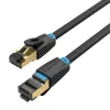 Vention Cat.8 SFTP Patch Laidas 2M Juodas