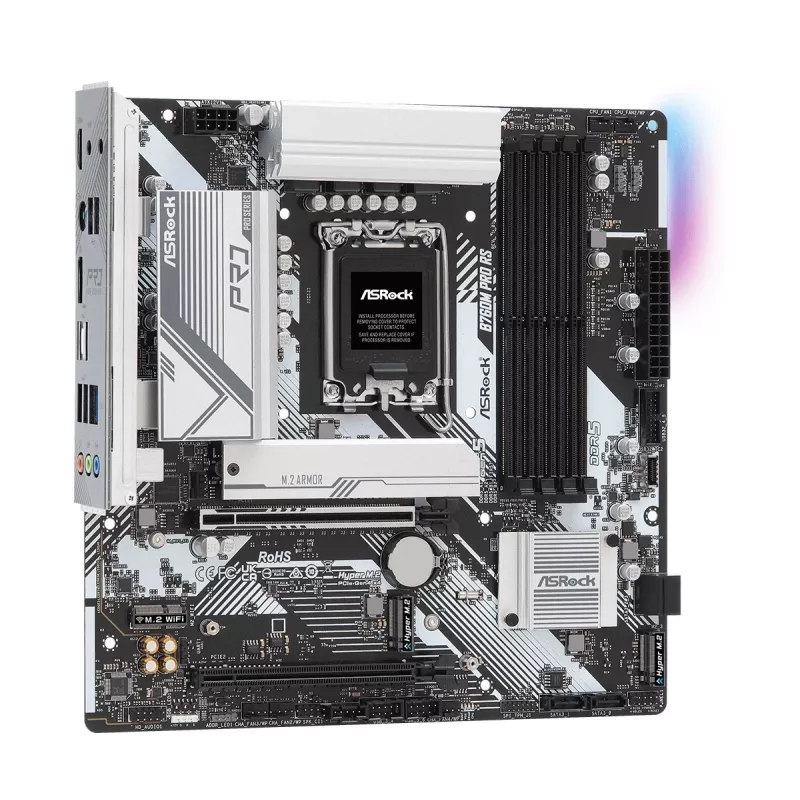 ASRock B760M Pro RS DDR5 Micro-ATX pagrindinė plokštė