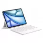 Inateck klaviatūros dėklas iPad 11 ir iPad Air 4-6 kartoms, QWERTZ išdėstymas, baltas