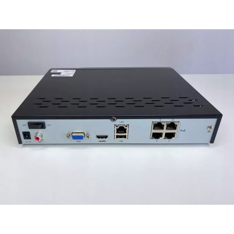 Tinklinis vaizdo registratorius Reolink PN01-4 PoE, 4 kanalų NVR, H.264, PoE, HDMI, VGA, iki 6 TB