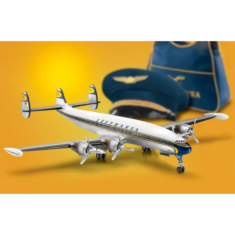 Plastikinis modelio rinkinys REVELL Lockheed L.1049G Super Constellation Lufthansa mastelinis modelis