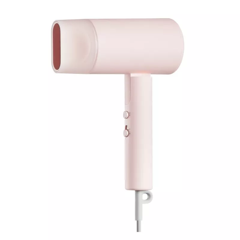 Plaukų džiovintuvas Xiaomi H101 1600 W, sulankstomas kelioninis modelis, joninis, 2 temperatūros nustatymai, 1,7 m laidas, rožinis
