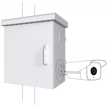 Lanview RCCTV004 0U baltas stovo spintos korpusas