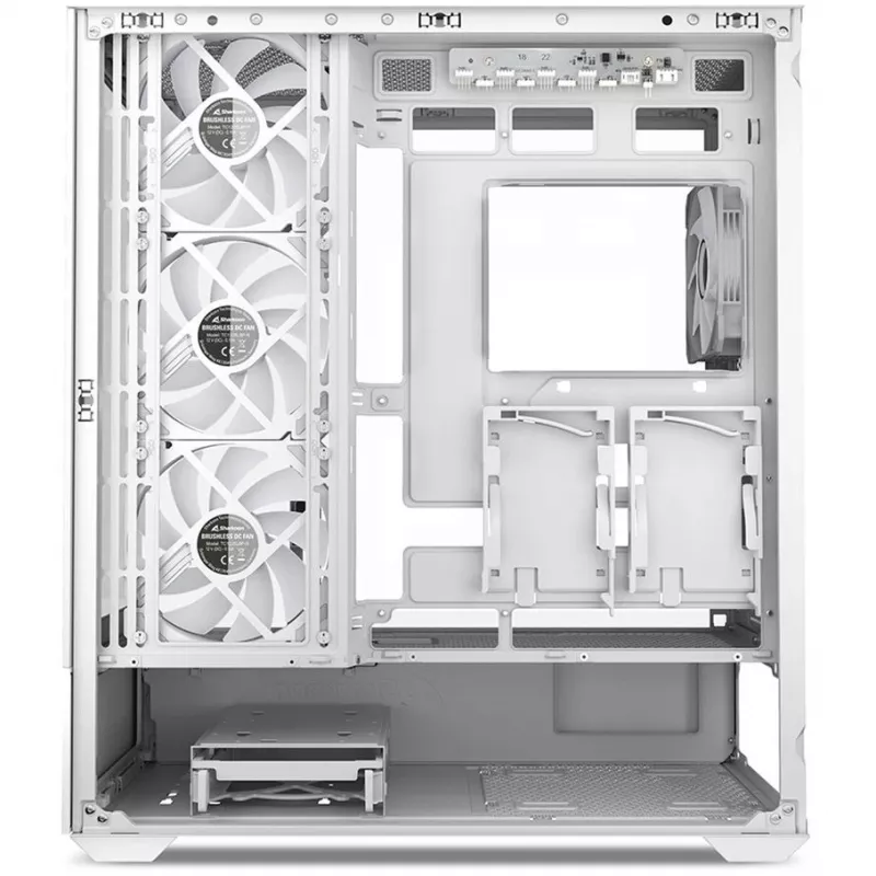 PC korpusas Sharkoon AK6 RGB, ATX, baltas