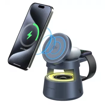 Belaidis įkroviklis 4smarts 541327 USB Type-C vidaus, pilkas