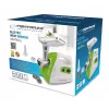 Mėsmalė ESPERANZA EKM012G — 600 W, nerūdijančio plieno peilis, dešrų antgalis, kebabo gaminimo priedas, atbulinė eiga, neslystančios kojelės, balta/žalia