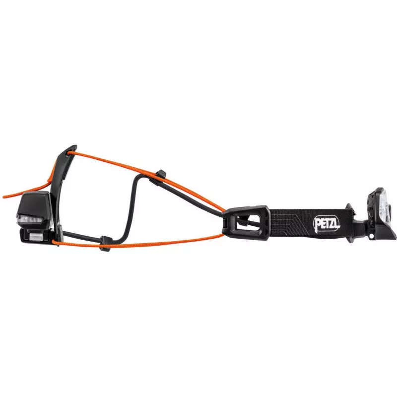 Petzl NAO RL juodos ir oranžinės spalvos LED 1500 lm USB įkraunamas galvos žibintas