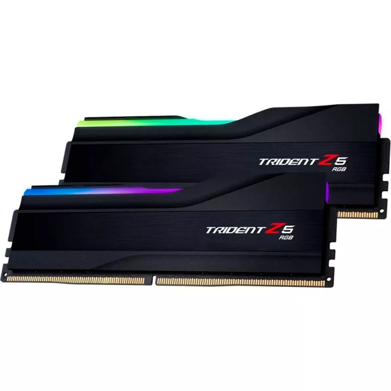 DIMM 64 GB DDR5-6800 (2x 32 GB) Dual-Kit, Arbeitsspeicher schwarz, F5-6800J3445G32GX2-TZ5RK, Trident Z5 RGB, INTEL XMP