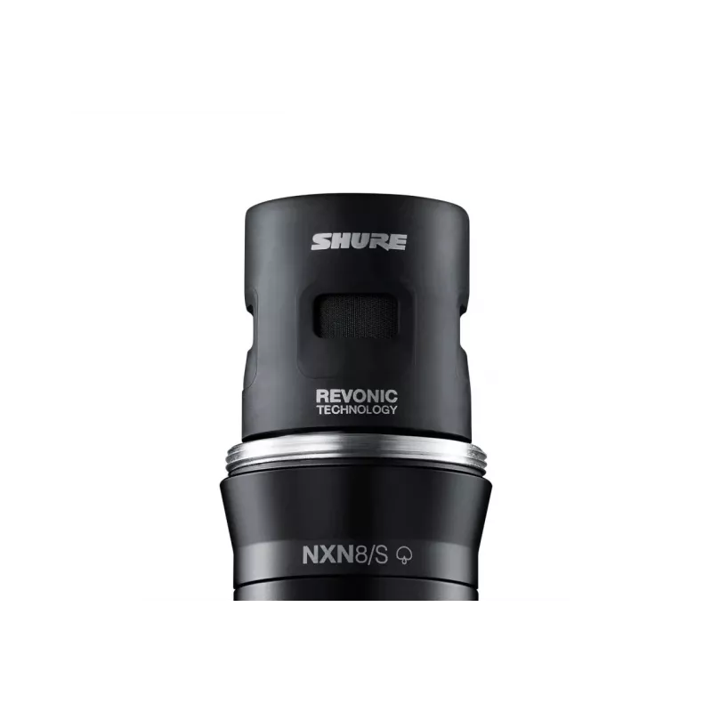 Shure Nexadyne™ 8/S – dinaminis mikrofonas, superkardioidinis su XLR jungtimi, juodas
