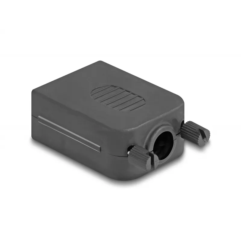 DeLOCK 90655 D-Sub 9 jungtis su 3 kontaktų gnybtų bloku, juoda/pilka