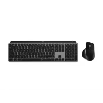 Logitech MX Keys S Combo for Mac, belaidė klaviatūra ir pelė su DE išdėstymu, optimizuota macOS