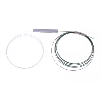Extralink šviesolaidinis skirstytuvas 1:4 PLC 250 µm be jungčių, sidabrinis PVC