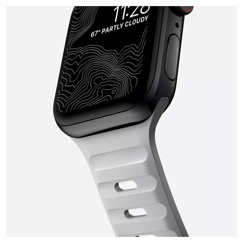 Nomad NM01958185 Pilka sportinė juosta, skirta Apple Watch
