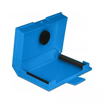Apsauginė dėžutė DeLOCK 18373 3,5 colio HDD mėlyna