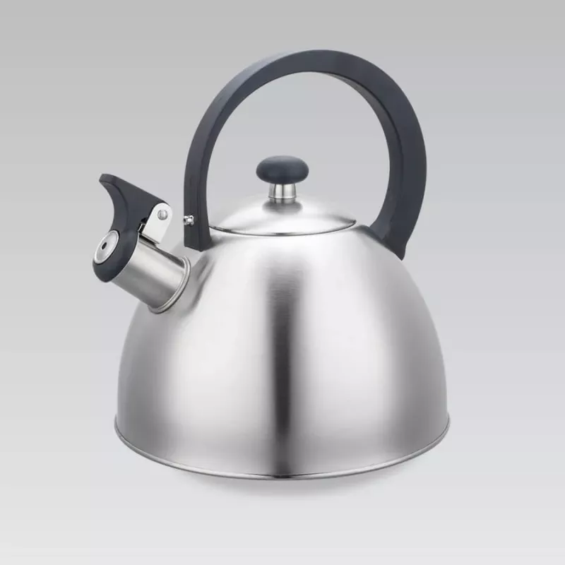 Virdulys Maestro MR1302 nerūdijantis plienas 2,5 L, tinkamas indukcinėms kaitlentėms, švilpuku, juoda rankena
