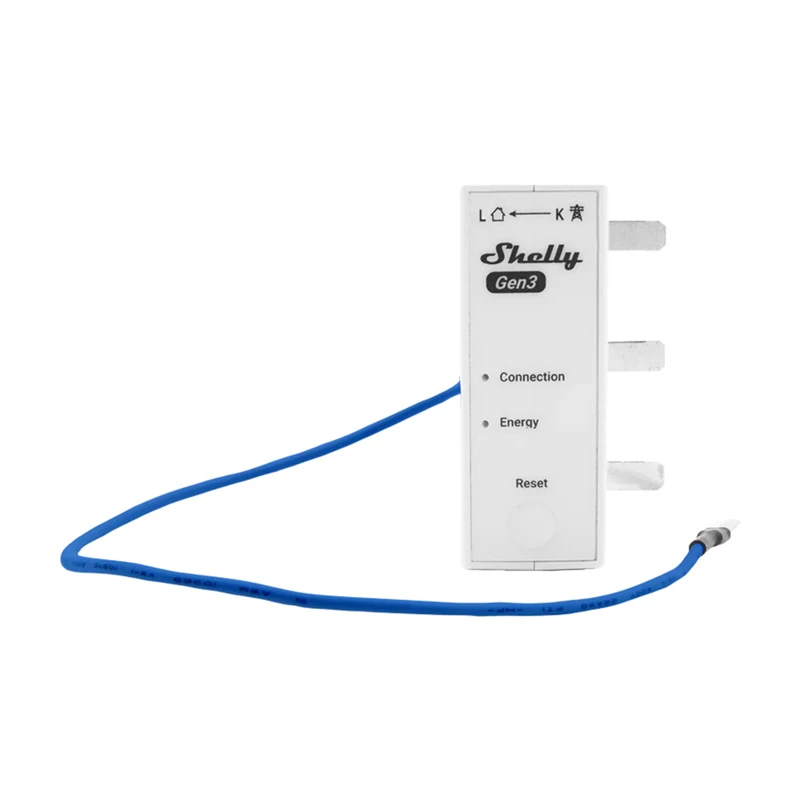 Shelly 3EM-63T Gen3 – 3 kanalų WiFi energijos matuoklis