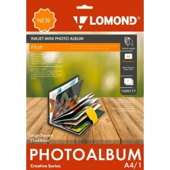 Mini foto albumas Lomond Large Square Matte 51×68 mm