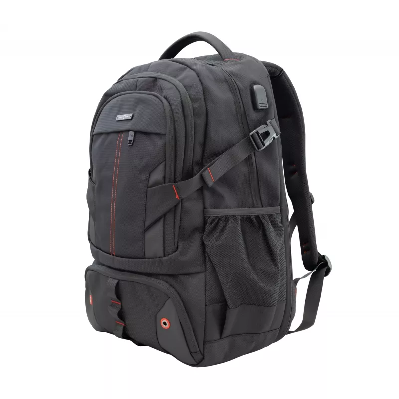 Kuprinė White Shark VOYAGER GBP-012 – juoda, patvari, atspari vandeniui