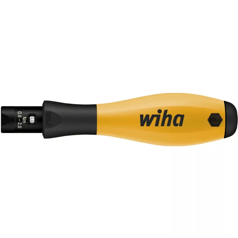 Wiha ESD sukimo momento atsuktuvas TorqueVario-S 0,8 - 2 Nm DIN EN 61340-5-1, DIN EN ISO 6789, DIN EN 26789 (26866)