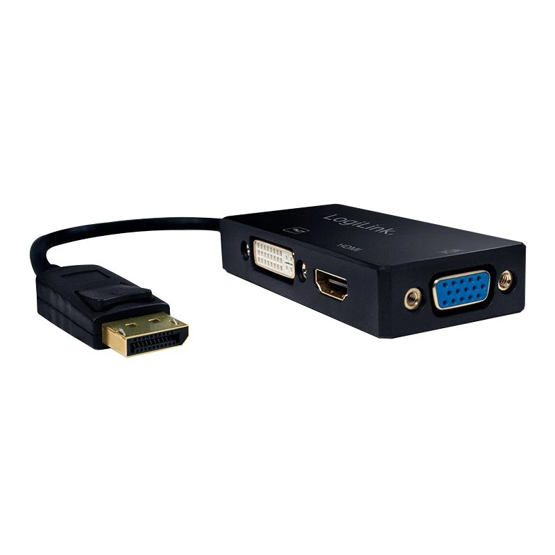 4K DisplayPort į DVI/HDMI/VGA keitiklis