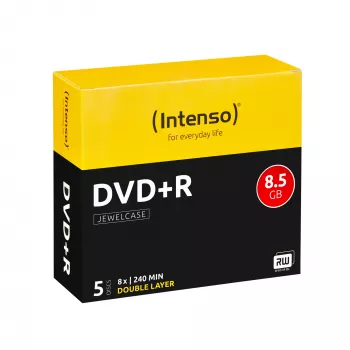 Intenso 5 x DVD+R DL 8,5 GB 8x dėkle (4311245)